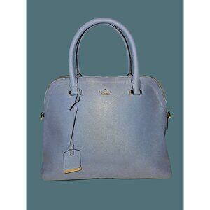 Kate Spade Blue Cameron Street Satchel Crossbody Saffriano Leather Bag